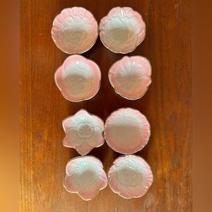 Japanese tiny flower bowls